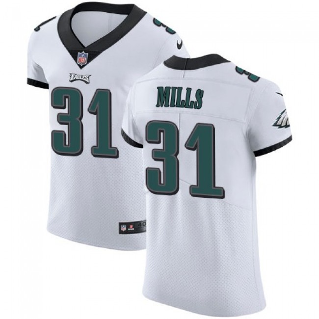 Nike Eagles #31 Jalen Mills White Men's Stitched NFL Vapor Untouchable Elite Jersey