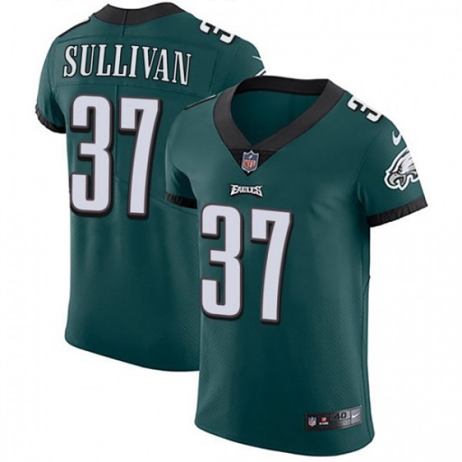 Nike Eagles #37 Tre Sullivan Midnight Green Team Color Men's Stitched NFL Vapor Untouchable Elite Jersey