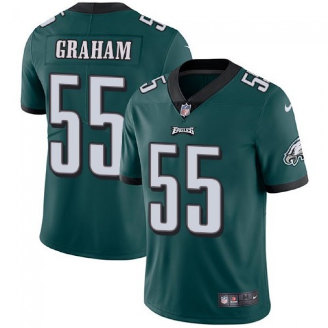 Philadelphia Eagles #55 Brandon Graham Midnight Green Team Color Youth Stitched NFL Vapor Untouchable Limited Jersey