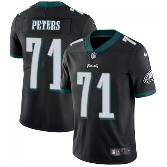 Philadelphia Eagles #71 Jason Peters Black Alternate Youth Stitched NFL Vapor Untouchable Limited Jersey