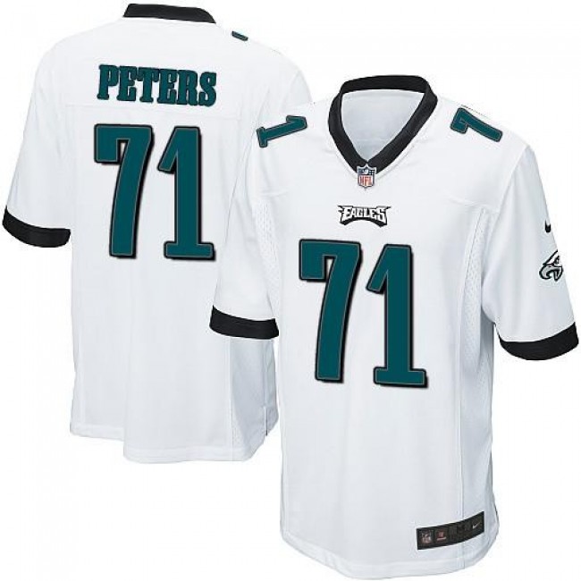 Philadelphia Eagles #71 Jason Peters White Youth Stitched NFL New Elite Jersey