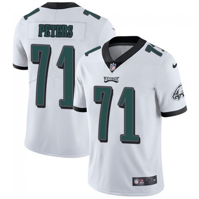 Philadelphia Eagles #71 Jason Peters White Youth Stitched NFL Vapor Untouchable Limited Jersey
