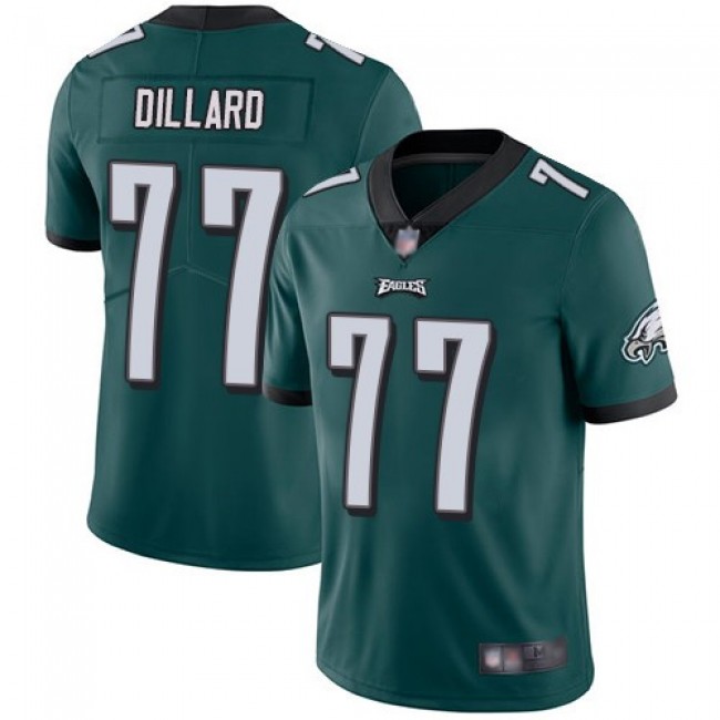 Nike Eagles #77 Andre Dillard Midnight Green Team Color Men's Stitched NFL Vapor Untouchable Limited Jersey