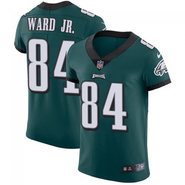 Nike Eagles #84 Greg Ward Jr. Green Team Color Men's Stitched NFL Vapor Untouchable Elite Jersey