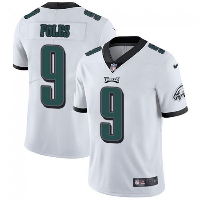 Philadelphia Eagles #9 Nick Foles White Youth Stitched NFL Vapor Untouchable Limited Jersey