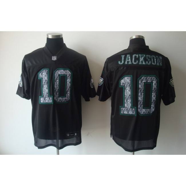 Sideline Black United Eagles #10 DeSean Jackson Black Stitched NFL Jersey