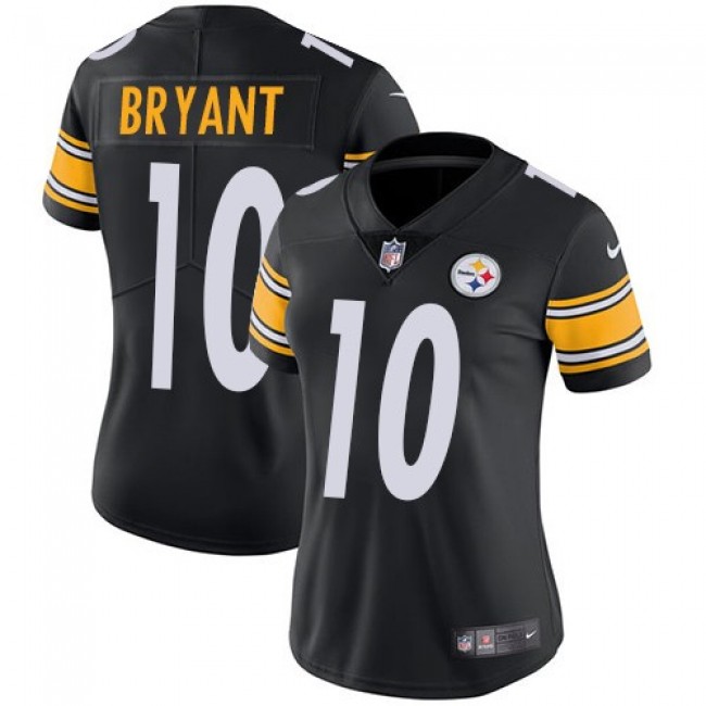 Women's Steelers #10 Martavis Bryant Black Team Color Stitched NFL Vapor Untouchable Limited Jersey