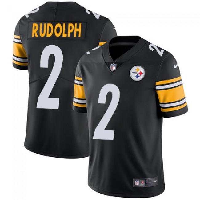 Nike Steelers #2 Mason Rudolph Black Team Color Men's Stitched NFL Vapor Untouchable Limited Jersey