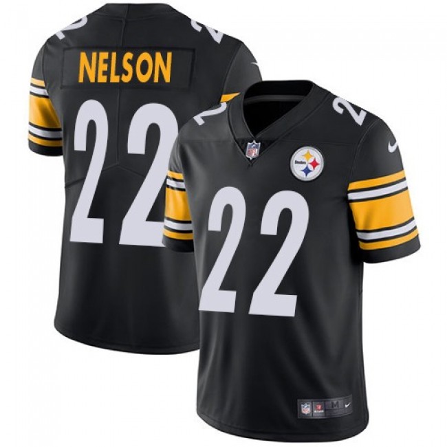 Nike Steelers #22 Steven Nelson Black Team Color Men's Stitched NFL Vapor Untouchable Limited Jersey