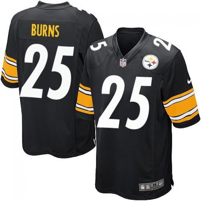 Pittsburgh Steelers #25 Artie Burns Black Team Color Youth Stitched NFL Elite Jersey