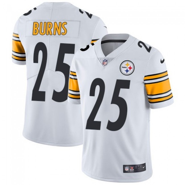Nike Steelers #25 Artie Burns White Men's Stitched NFL Vapor Untouchable Limited Jersey