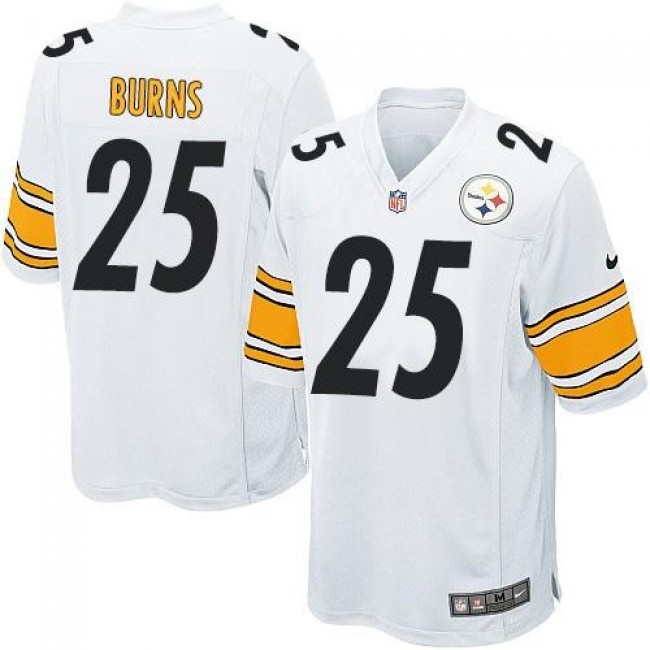 Pittsburgh Steelers #25 Artie Burns White Youth Stitched NFL Elite Jersey