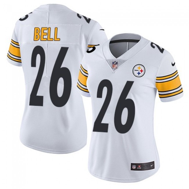 Women's Steelers #26 Le'Veon Bell White Stitched NFL Vapor Untouchable Limited Jersey