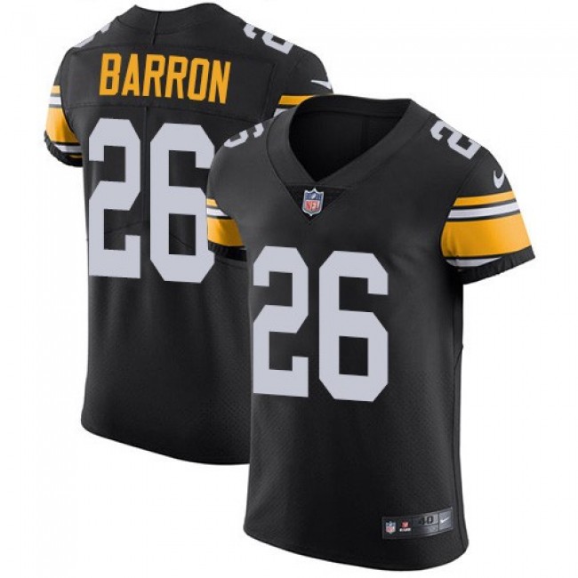 Nike Steelers #26 Mark Barron Black Alternate Men's Stitched NFL Vapor Untouchable Elite Jersey