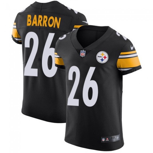 Nike Steelers #26 Mark Barron Black Team Color Men's Stitched NFL Vapor Untouchable Elite Jersey