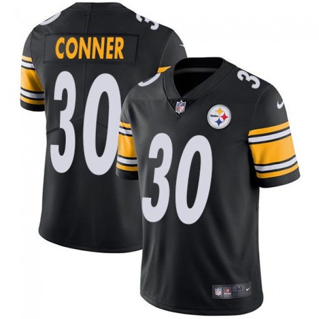 Pittsburgh Steelers #30 James Conner Black Team Color Youth Stitched NFL Vapor Untouchable Limited Jersey