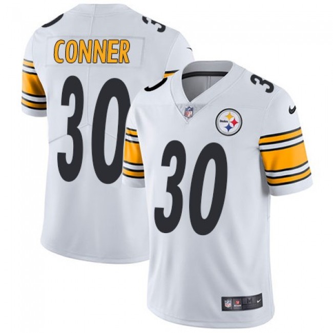 Pittsburgh Steelers #30 James Conner White Youth Stitched NFL Vapor Untouchable Limited Jersey
