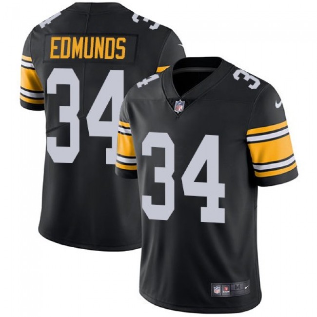 Nike Steelers #34 Terrell Edmunds Black Team Color Men's Stitched NFL Vapor Untouchable Limited Jersey