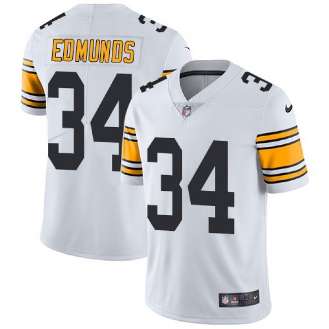 Nike Steelers #34 Terrell Edmunds White Men's Stitched NFL Vapor Untouchable Limited Jersey
