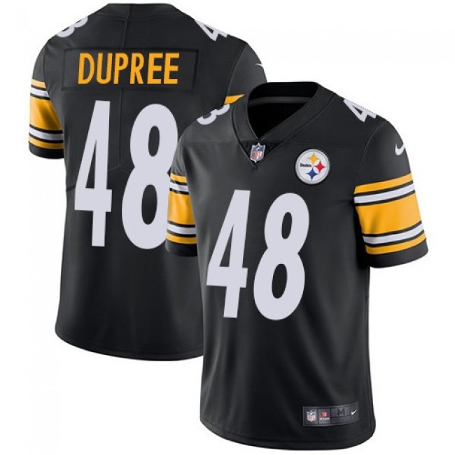 Pittsburgh Steelers #48 Bud Dupree Black Team Color Youth Stitched NFL Vapor Untouchable Limited Jersey