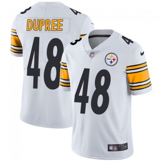 Nike Steelers #48 Bud Dupree White Men's Stitched NFL Vapor Untouchable Limited Jersey