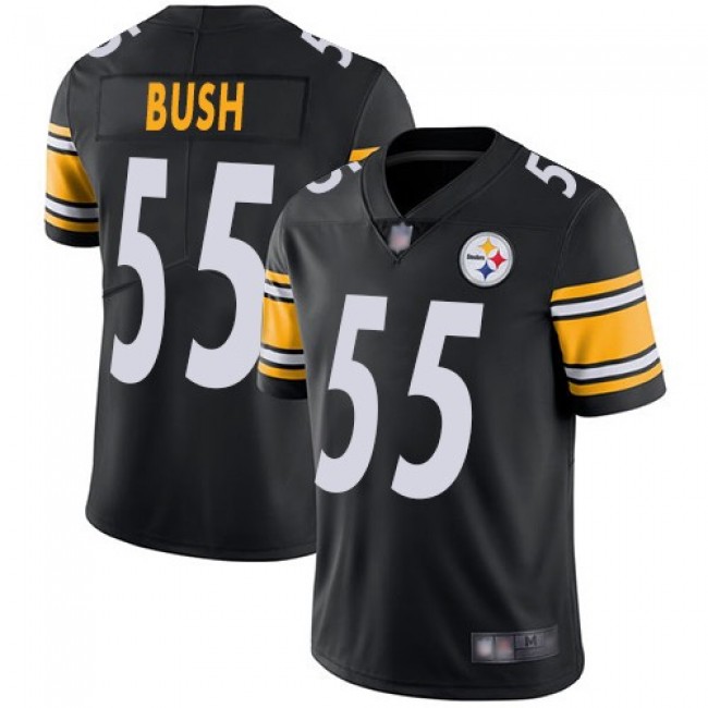 Nike Steelers #55 Devin Bush Black Team Color Men's Stitched NFL Vapor Untouchable Limited Jersey