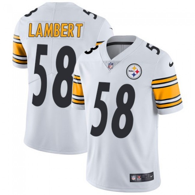 Pittsburgh Steelers #58 Jack Lambert White Youth Stitched NFL Vapor Untouchable Limited Jersey