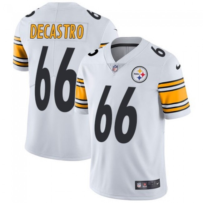 Pittsburgh Steelers #66 David DeCastro White Youth Stitched NFL Vapor Untouchable Limited Jersey