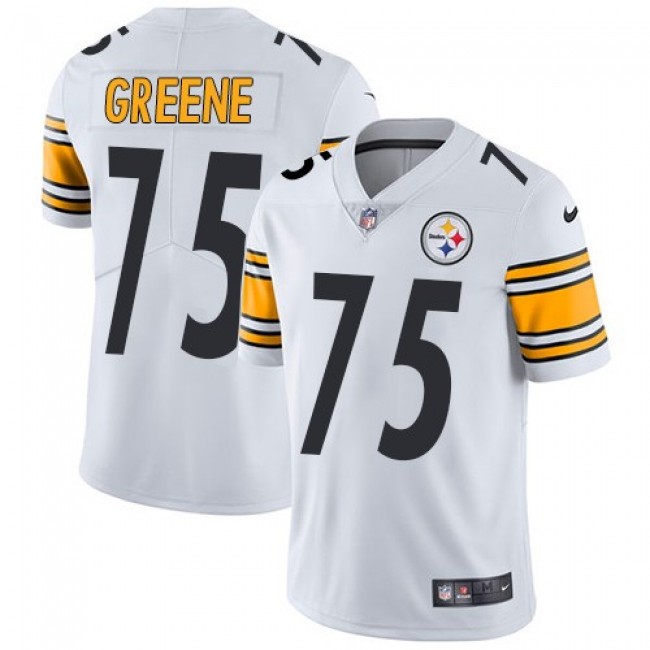 Nike Steelers #75 Joe Greene White Men's Stitched NFL Vapor Untouchable Limited Jersey