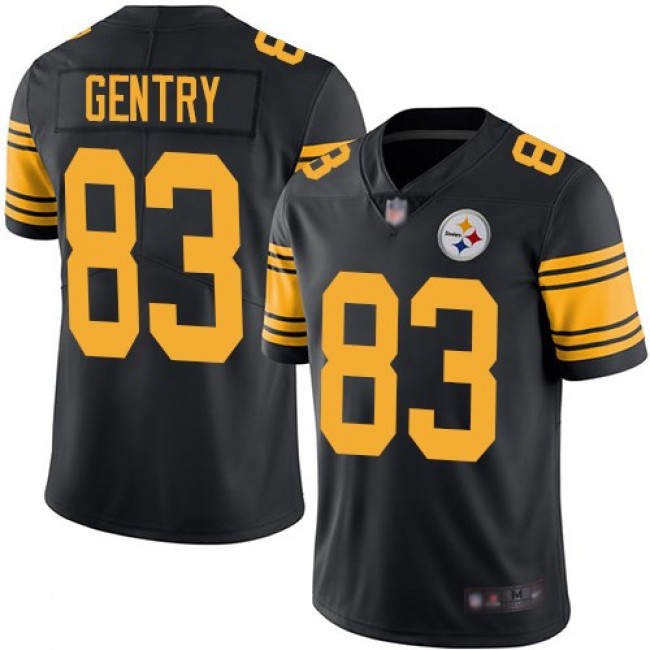 Nike Steelers #83 Zach Gentry Black Men's Stitched NFL Limited Rush Jersey
