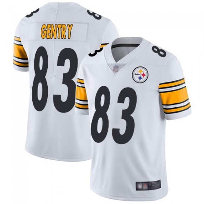 Nike Steelers #83 Zach Gentry White Men's Stitched NFL Vapor Untouchable Limited Jersey