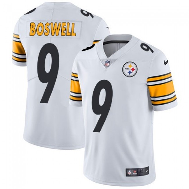 Nike Steelers #9 Chris Boswell White Men's Stitched NFL Vapor Untouchable Limited Jersey