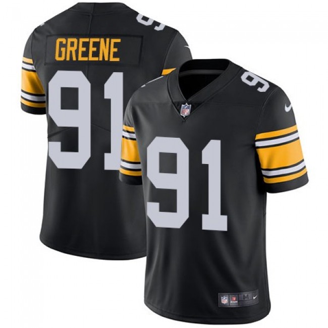 Nike Steelers #91 Kevin Greene Black Alternate Men's Stitched NFL Vapor Untouchable Limited Jersey