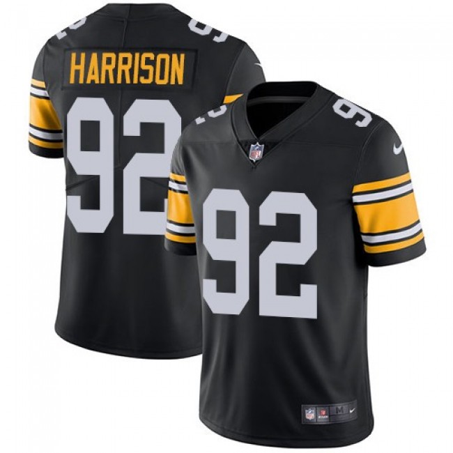 Nike Steelers #92 James Harrison Black Alternate Men's Stitched NFL Vapor Untouchable Limited Jersey