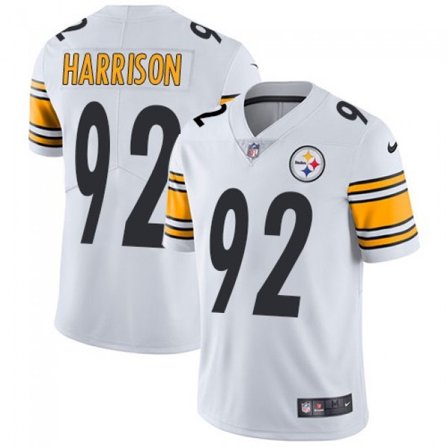 Nike Steelers #92 James Harrison White Men's Stitched NFL Vapor Untouchable Limited Jersey