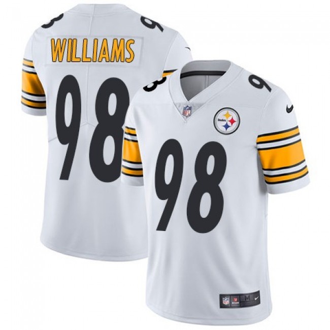 Nike Steelers #98 Vince Williams White Men's Stitched NFL Vapor Untouchable Limited Jersey