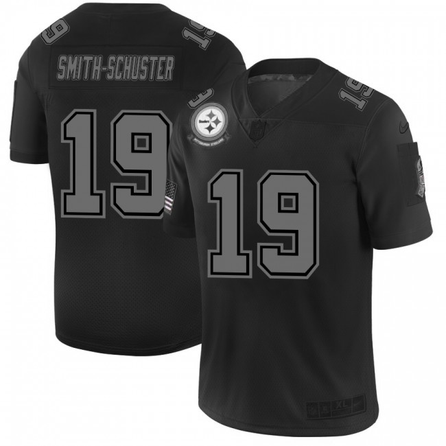 Pittsburgh Steelers #19 JuJu Smith-Schuster Men's Nike Black 2019 Salute to Service Limited Stitched NFL Jersey