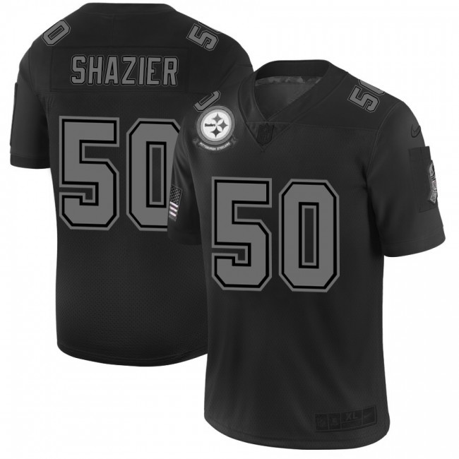 Pittsburgh Steelers #50 Ryan Shazier Men's Nike Black 2019 Salute to Service Limited Stitched NFL Jersey