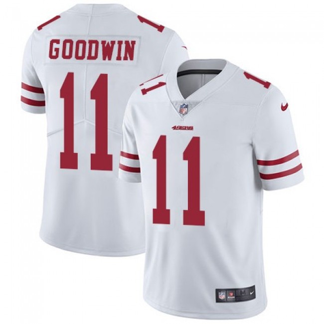San Francisco 49ers #11 Marquise Goodwin White Youth Stitched NFL Vapor Untouchable Limited Jersey