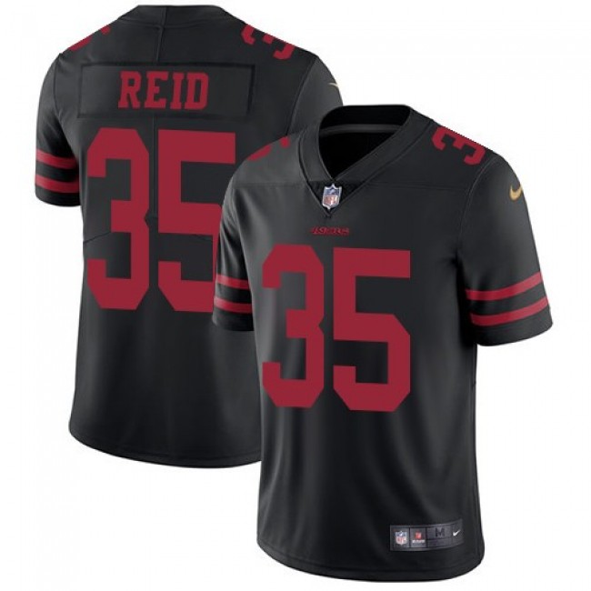 San Francisco 49ers #35 Eric Reid Black Alternate Youth Stitched NFL Vapor Untouchable Limited Jersey