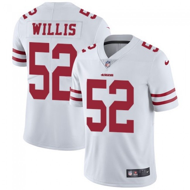 San Francisco 49ers #52 Patrick Willis White Youth Stitched NFL Vapor Untouchable Limited Jersey