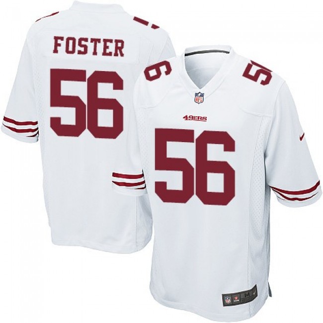 San Francisco 49ers #56 Reuben Foster White Youth Stitched NFL Elite Jersey