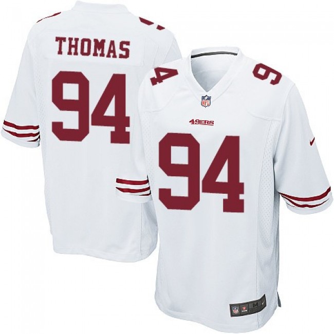 San Francisco 49ers #94 Solomon Thomas White Youth Stitched NFL Elite Jersey