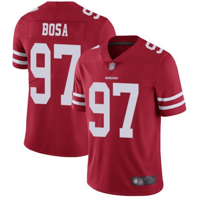 Nike 49ers #97 Nick Bosa Red Team Color Men's Stitched NFL Vapor Untouchable Limited Jersey