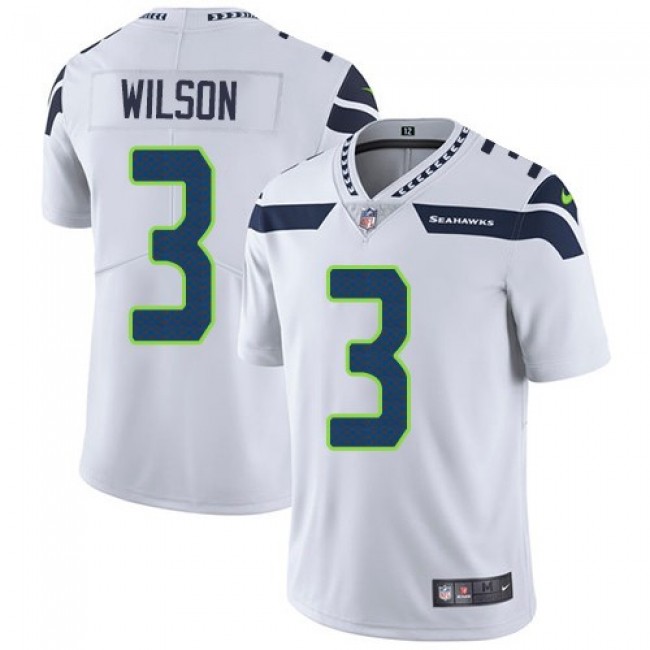 Seattle Seahawks #3 Russell Wilson White Youth Stitched NFL Vapor Untouchable Limited Jersey