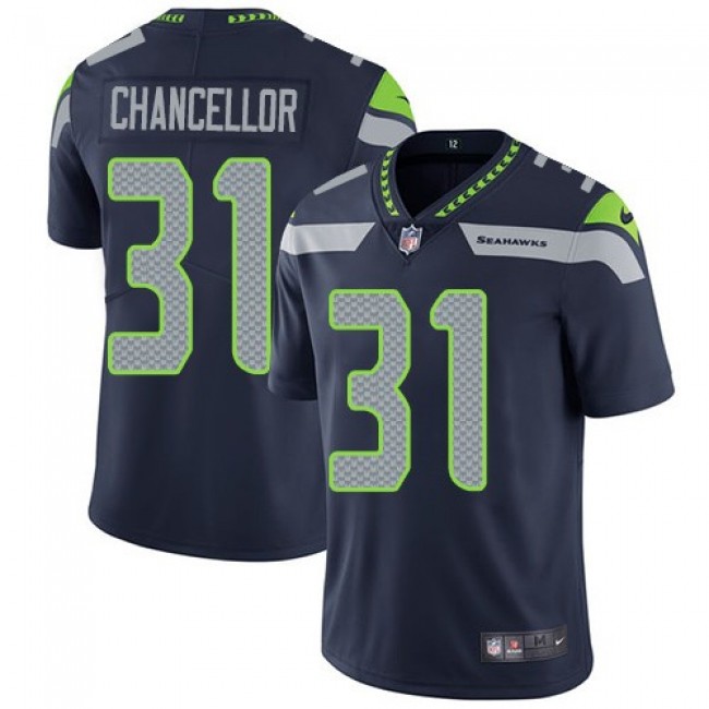 Seattle Seahawks #31 Kam Chancellor Steel Blue Team Color Youth Stitched NFL Vapor Untouchable Limited Jersey