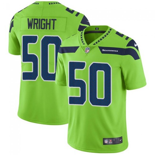 Seattle Seahawks #50 K.J. Wright Green Youth Stitched NFL Limited Rush Jersey