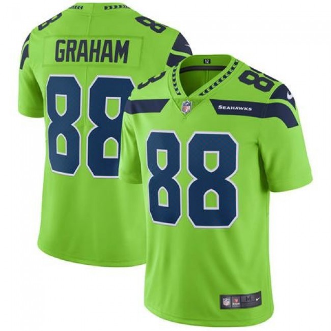 Seattle Seahawks #88 Jimmy Graham Green Youth Stitched NFL Limited Rush Jersey