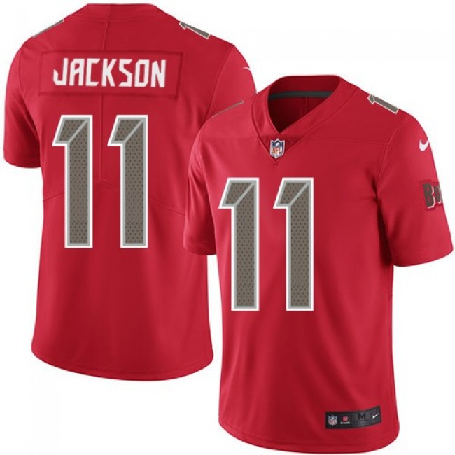 Tampa Bay Buccaneers #11 DeSean Jackson Red Youth Stitched NFL Limited Rush Jersey
