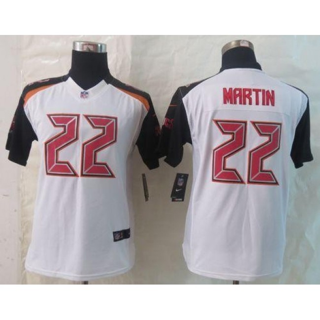 Tampa Bay Buccaneers #22 Doug Martin White Youth Stitched NFL New Limited Jersey